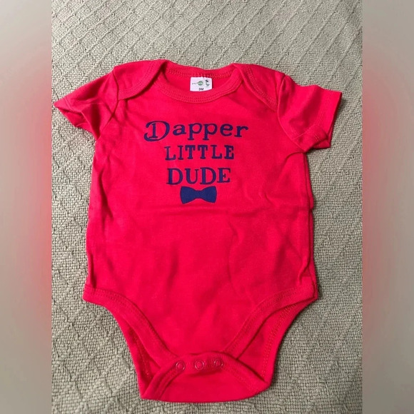 NWT Set of 5 baby boy onesies, 3 mo, red blue - Picture 7 of 7